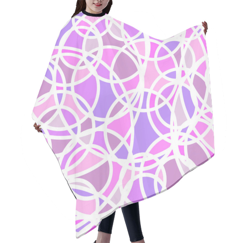 Personality  Abstract Pattern Mosaic Seamless Pattern Hair Cutting Cape