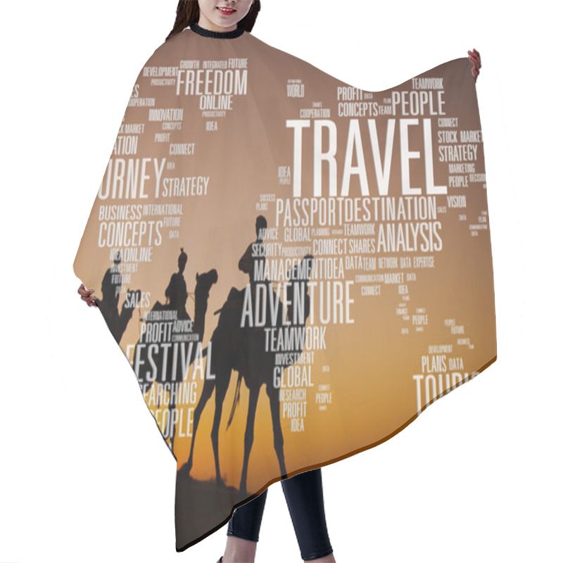 Personality  Travel Explore With Camels Hair Cutting Cape