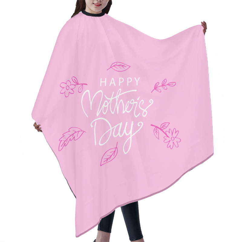 Personality  Happy Mother's Day Greeting Card. Hair Cutting Cape