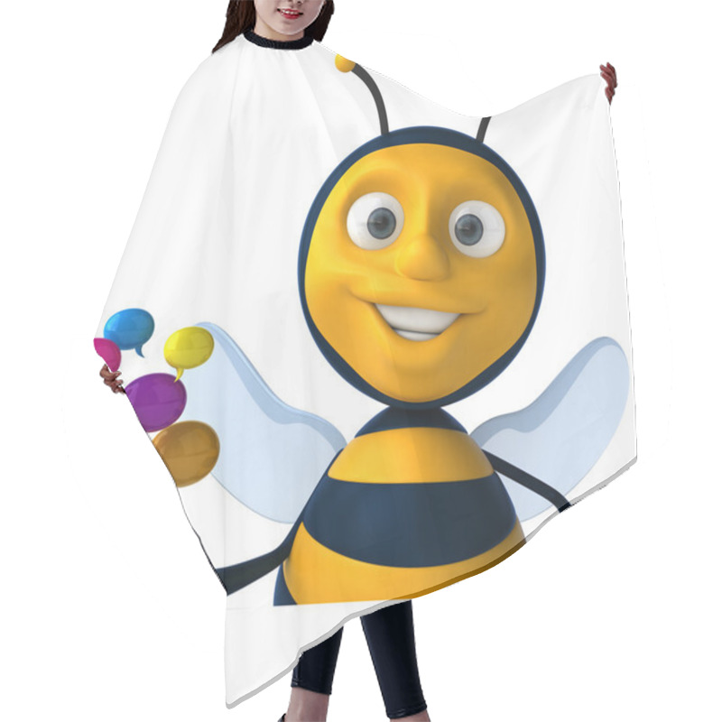 Personality  Fun Cartoon Bee Hair Cutting Cape