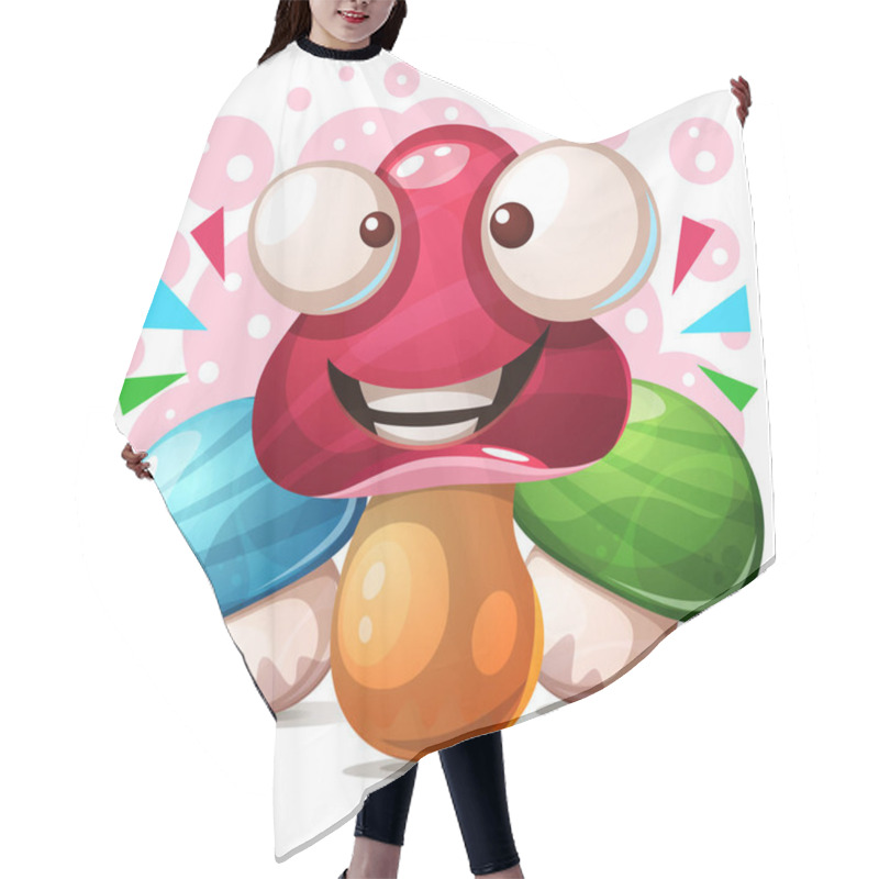 Personality  Cute, Crazy Illustration - Cartoon Characters Hair Cutting Cape