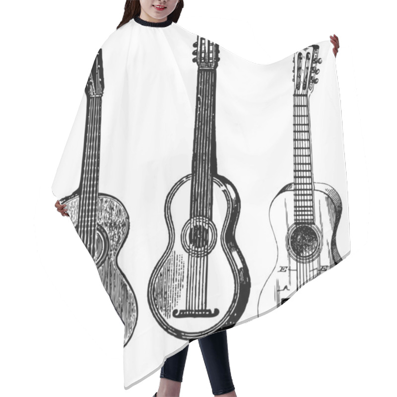 Personality   Guitars Hair Cutting Cape