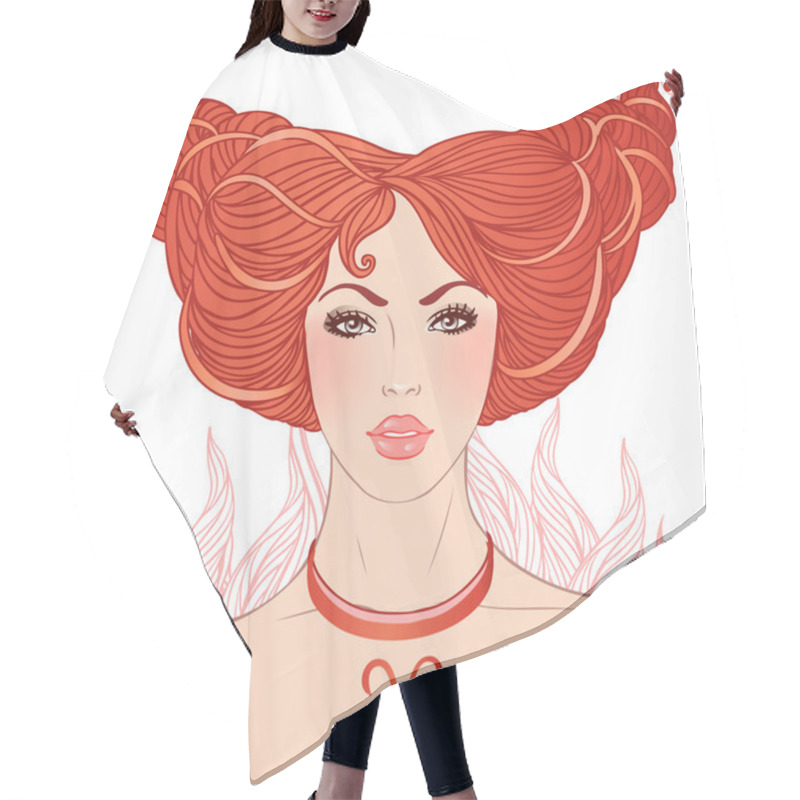 Personality  Aries Astrological Sign. Hair Cutting Cape