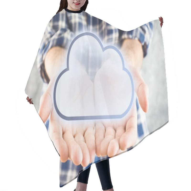 Personality  Cloud Computing Service Hair Cutting Cape