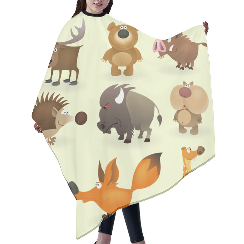 Personality  Wild Animals Set #2 (Forest) Hair Cutting Cape