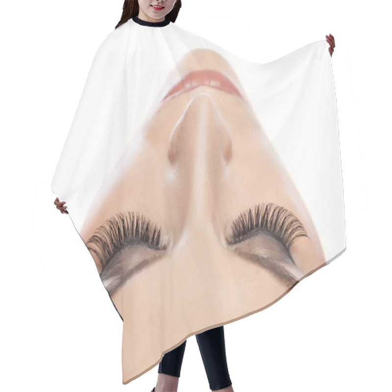 Personality  Fake Eyelashes Hair Cutting Cape