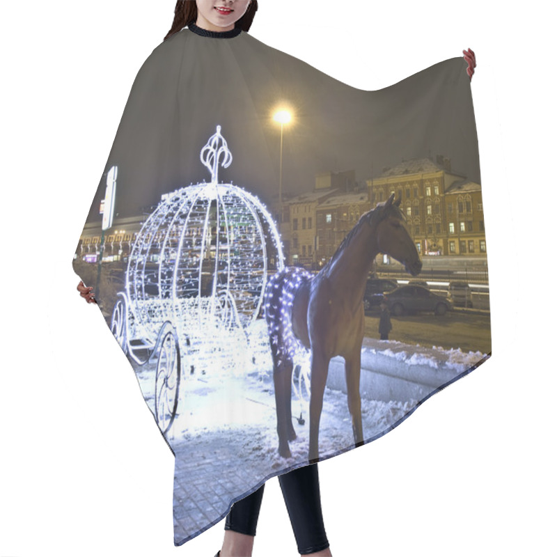 Personality  Moscow, Christmas Decoration Hair Cutting Cape