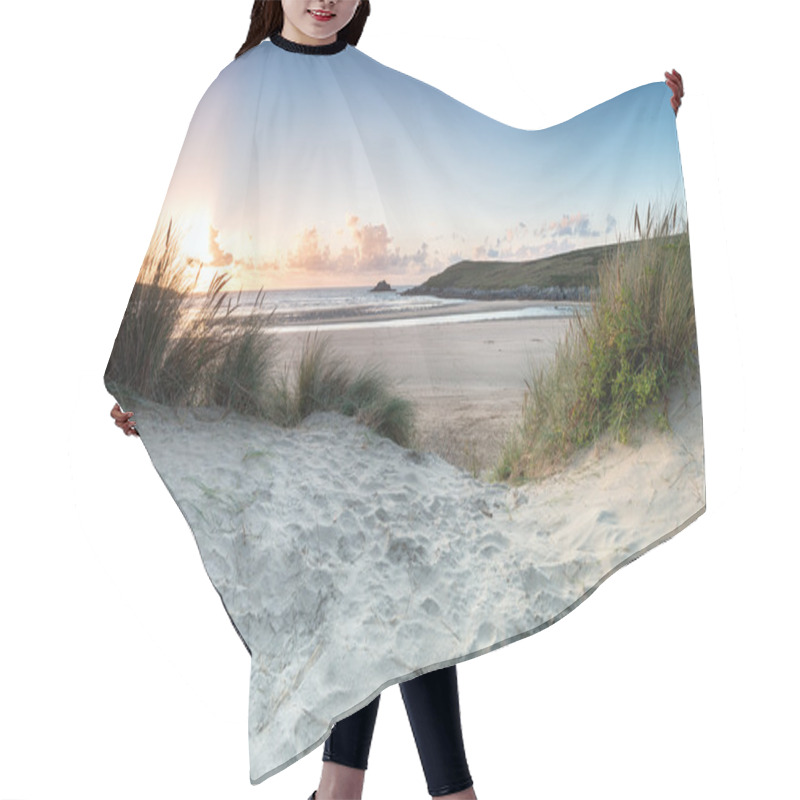 Personality  Crantock Beach Hair Cutting Cape