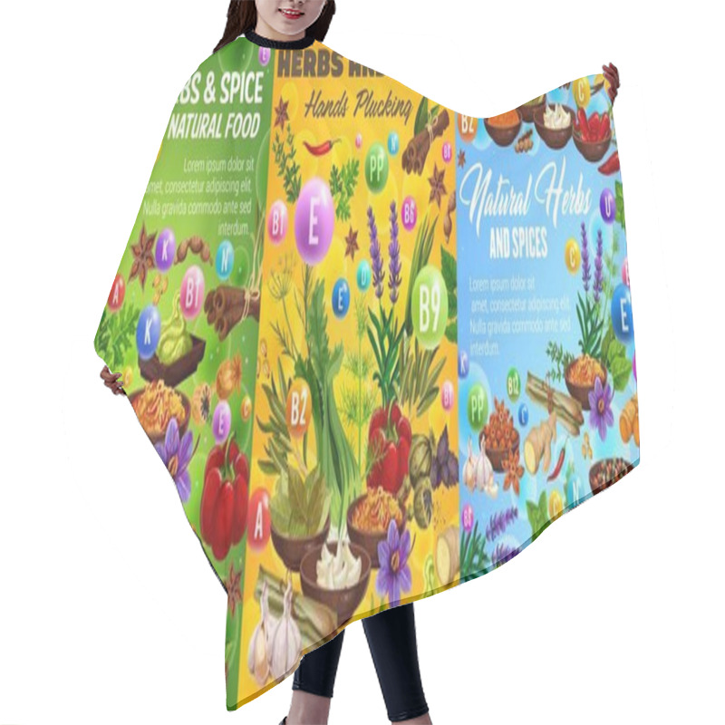 Personality  Herbs And Spices, Food Seasonings Hair Cutting Cape