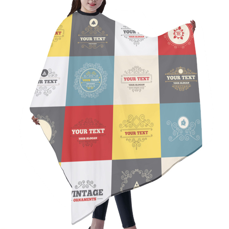 Personality  Happy New Year Signs Hair Cutting Cape