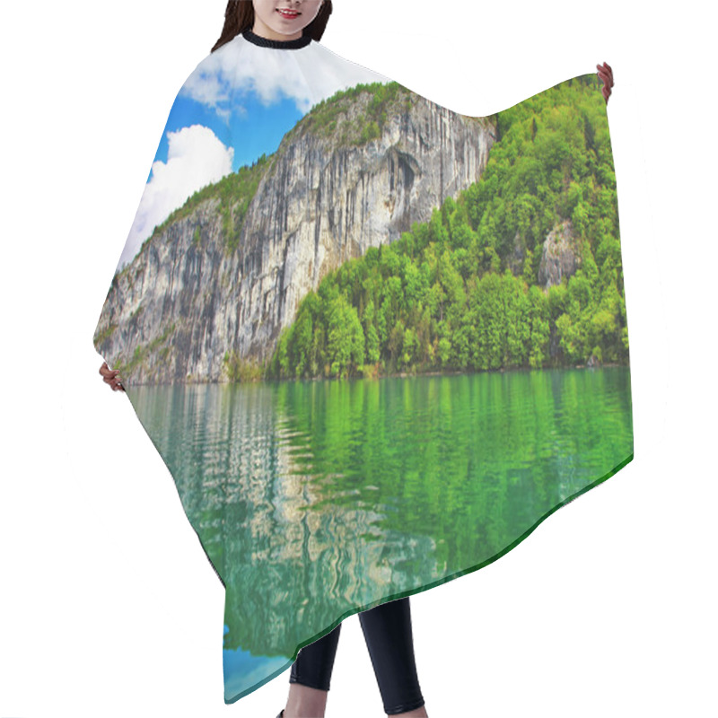 Personality  Beautiful Landscapes Of Austrian Lakes - St.Wolfgang Hair Cutting Cape