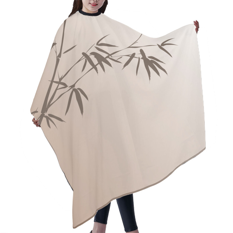 Personality  Bamboo Branches Hair Cutting Cape