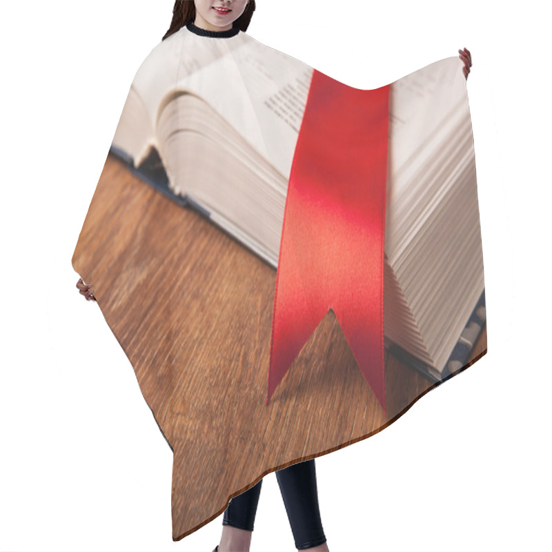 Personality  Large Book With Bookmark Hair Cutting Cape