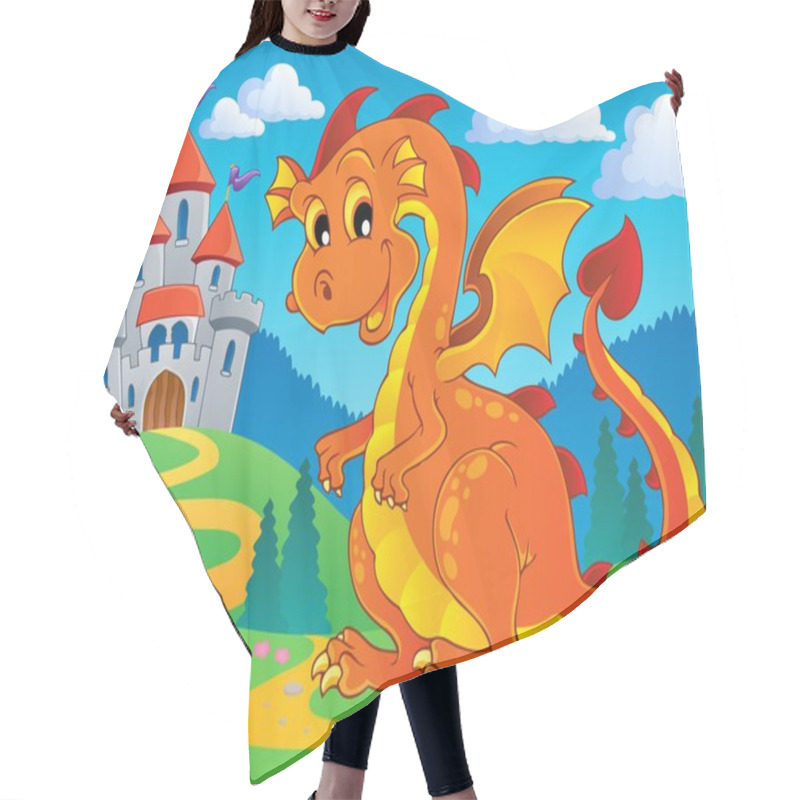 Personality  Dragon Theme Image 9 Hair Cutting Cape