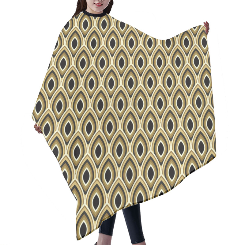 Personality  Art Deco Pattern Hair Cutting Cape