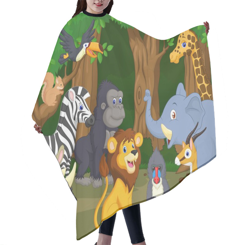 Personality  Wild Animals Hair Cutting Cape