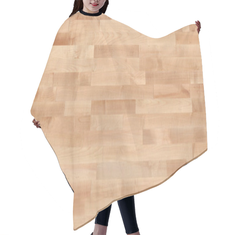 Personality  Wood Parquet Hair Cutting Cape