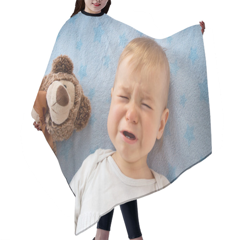 Personality  One Year Old Baby Crying Hair Cutting Cape