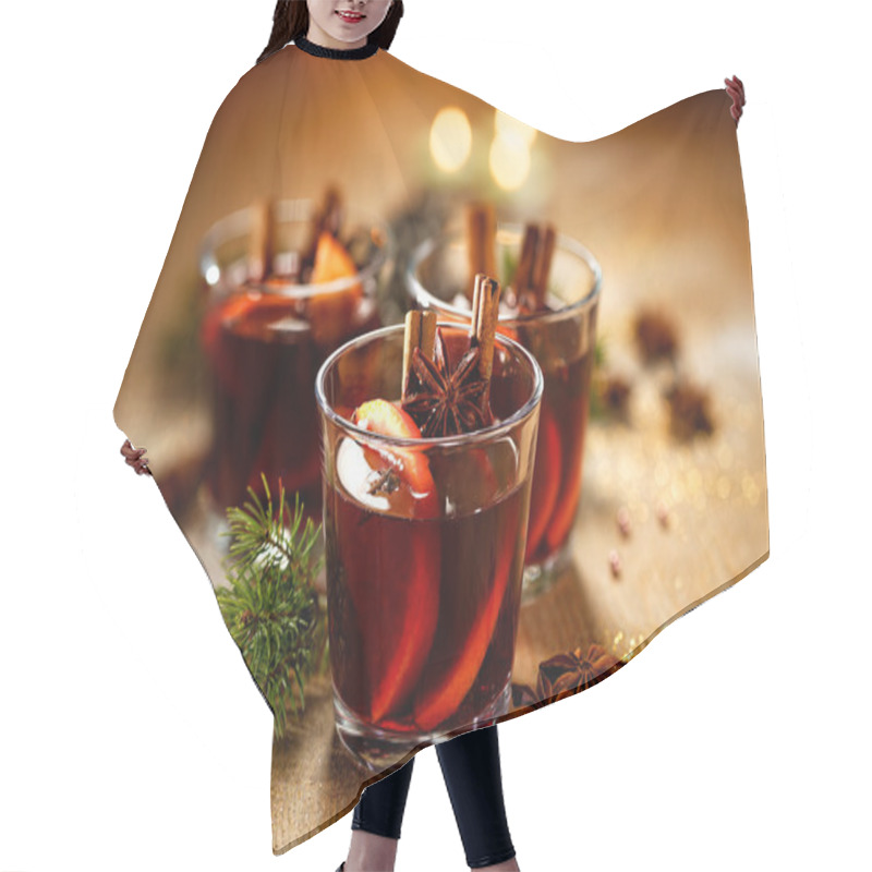 Personality  Mulled Wine Hair Cutting Cape