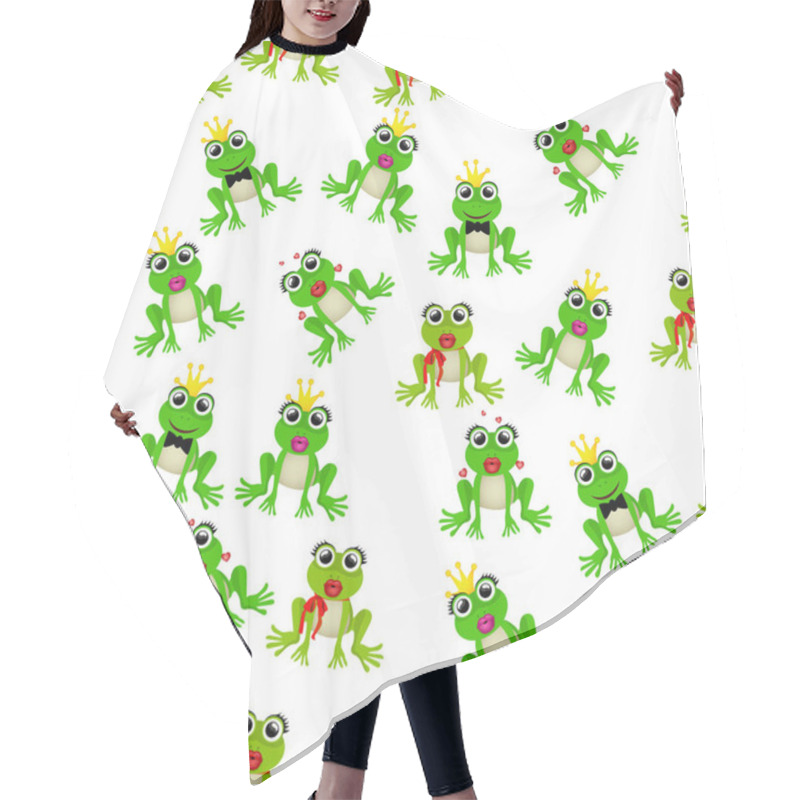 Personality  Frog Prince Or Princess Hair Cutting Cape