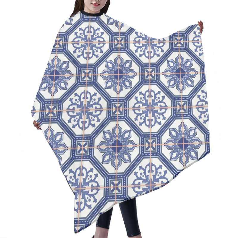 Personality  Gorgeous Seamless  Pattern Hair Cutting Cape