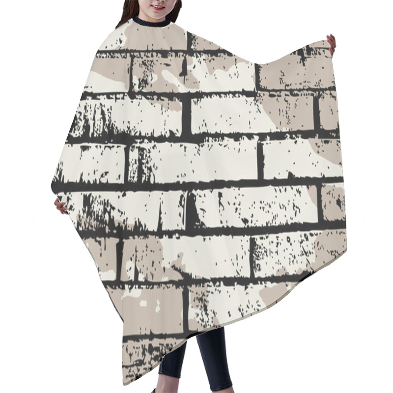 Personality  Wall Brick Hair Cutting Cape