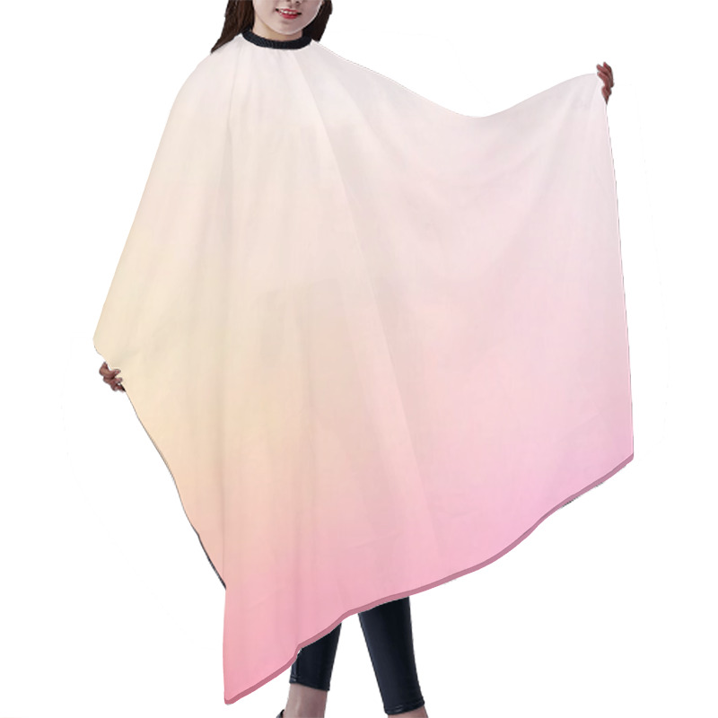 Personality  Soft Pink And Peach Gradient Minimalist Background Hair Cutting Cape