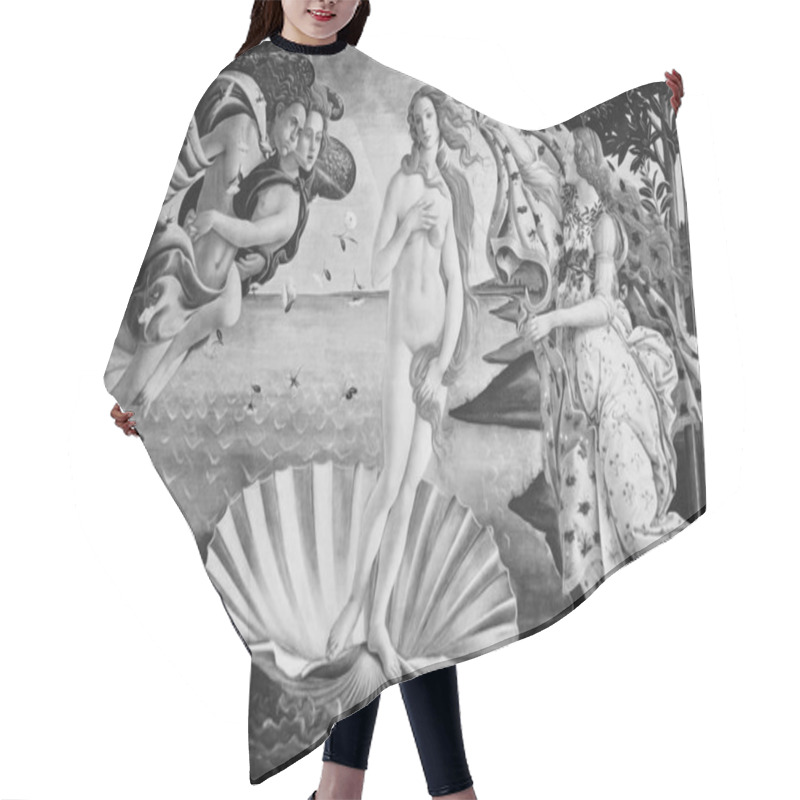 Personality  The Birth Of Venus , Venus Anadyomene , Art Hair Cutting Cape