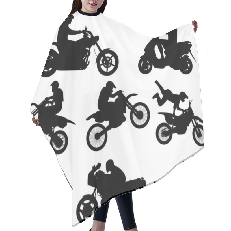 Personality  Motorcyclists Hair Cutting Cape