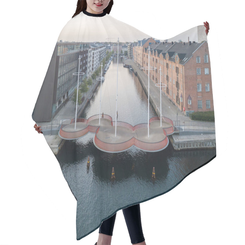 Personality  Circle Bridge In Copenhagen, Denmark Hair Cutting Cape