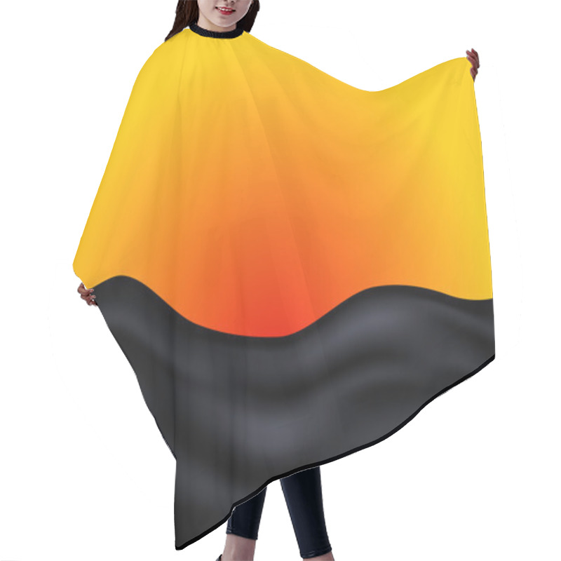 Personality  Milk Splash Hair Cutting Cape