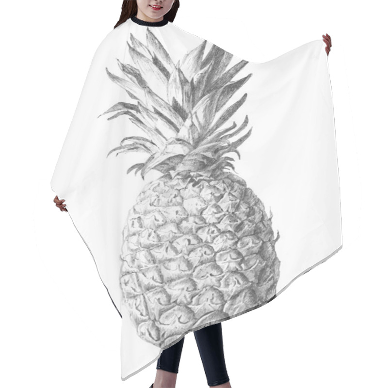 Personality  Pineapple. Hair Cutting Cape