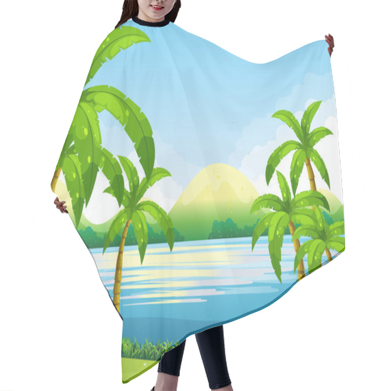 Personality  River Hair Cutting Cape