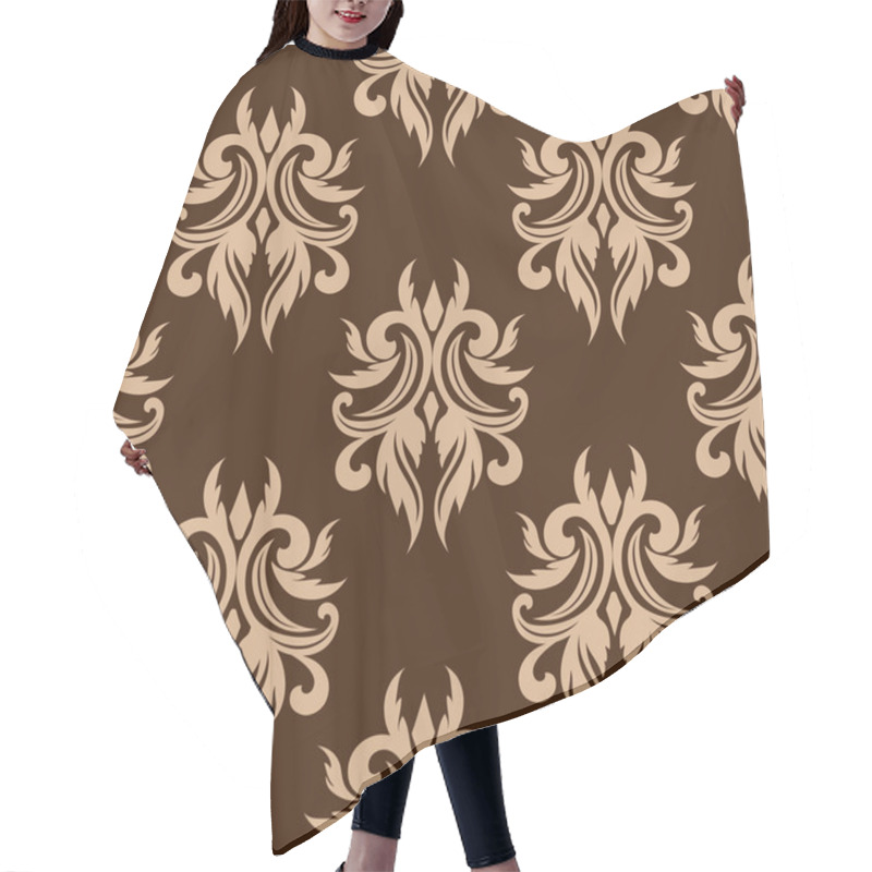 Personality  Floral Seamless Pattern Hair Cutting Cape