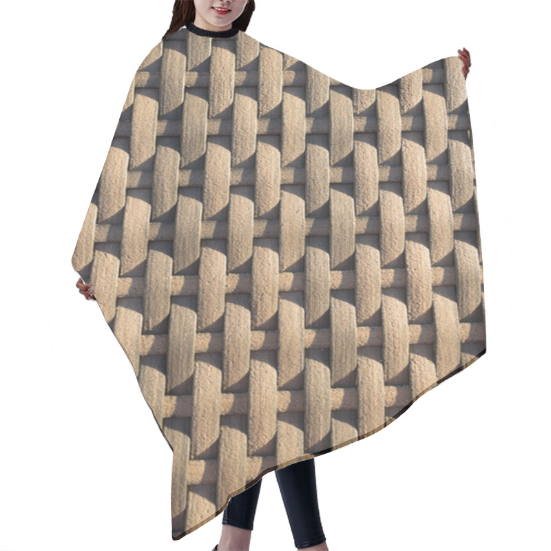 Personality  Brown Wicker Texture Hair Cutting Cape