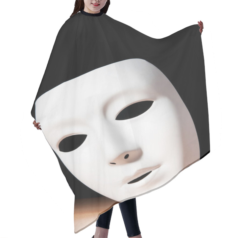 Personality  Masks With Theatre Concept Hair Cutting Cape