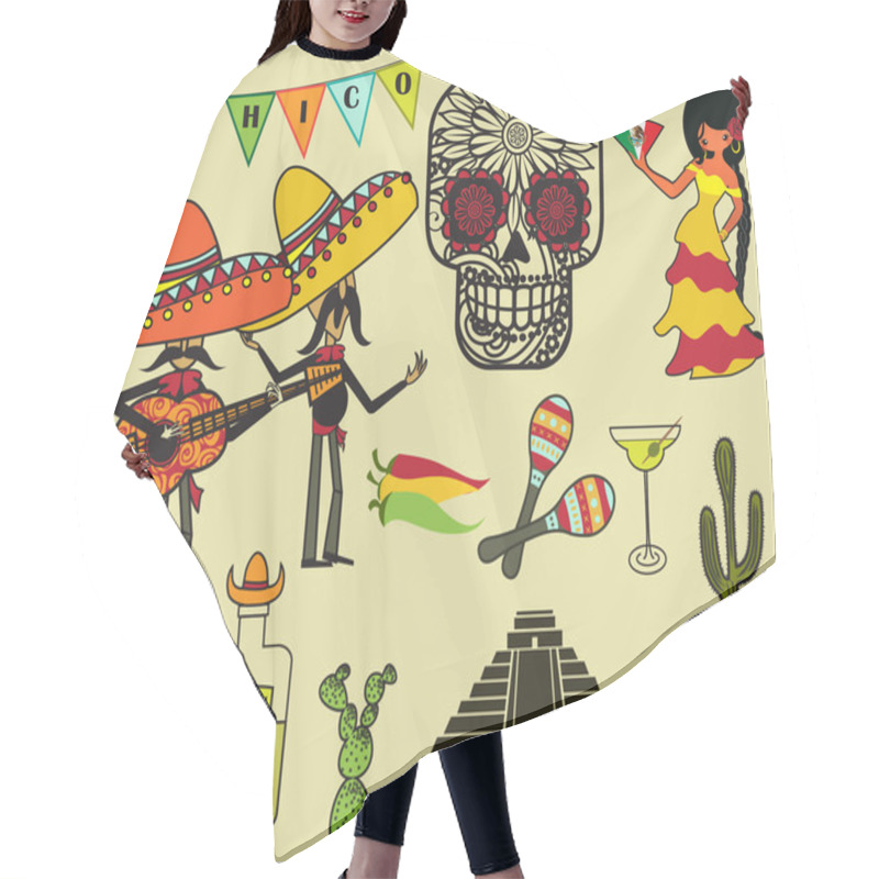 Personality  Mexico Clip Art And Symbols Hair Cutting Cape