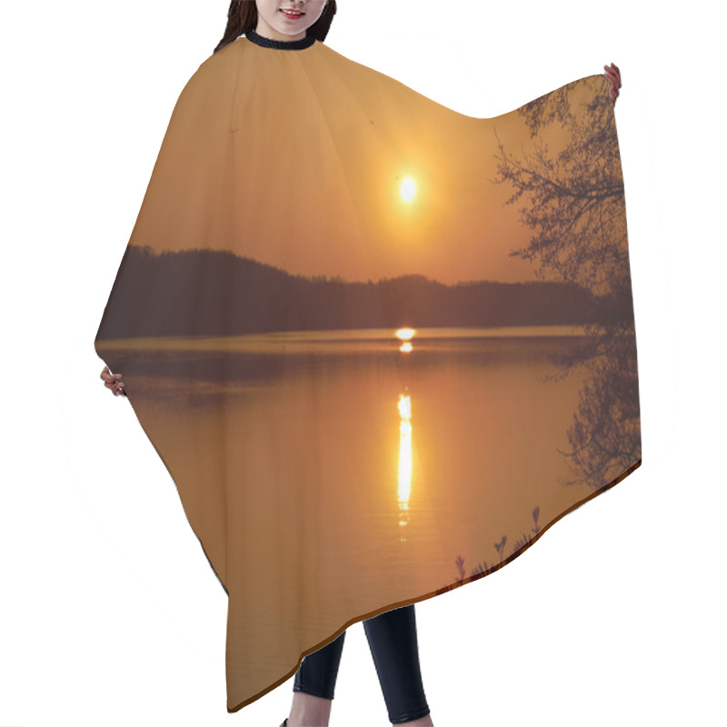 Personality  Sunset Hair Cutting Cape