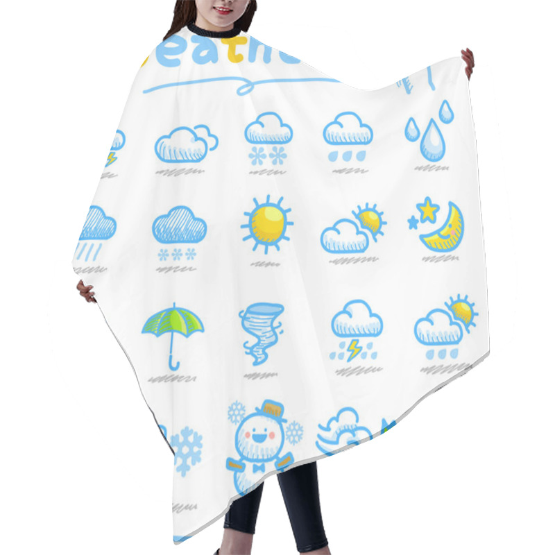 Personality  Weather Hair Cutting Cape