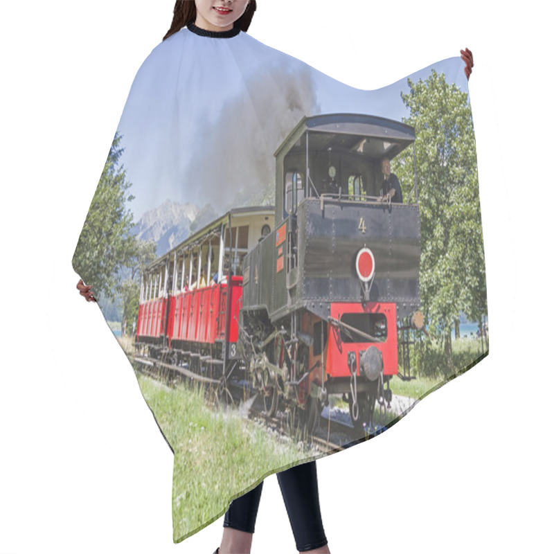 Personality  Nostalgic Train Ride Hair Cutting Cape