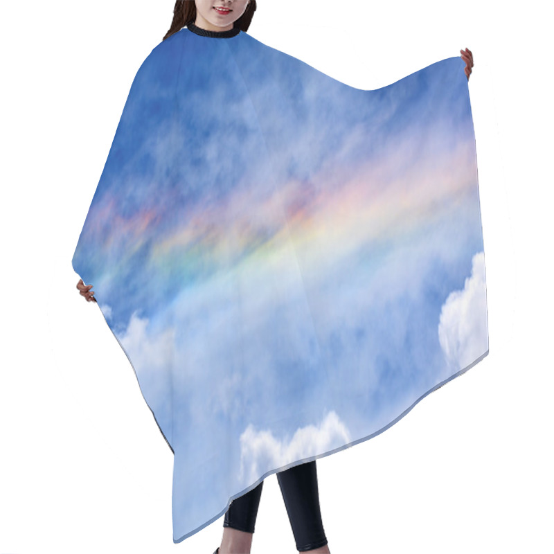 Personality  Rainbow  Hair Cutting Cape