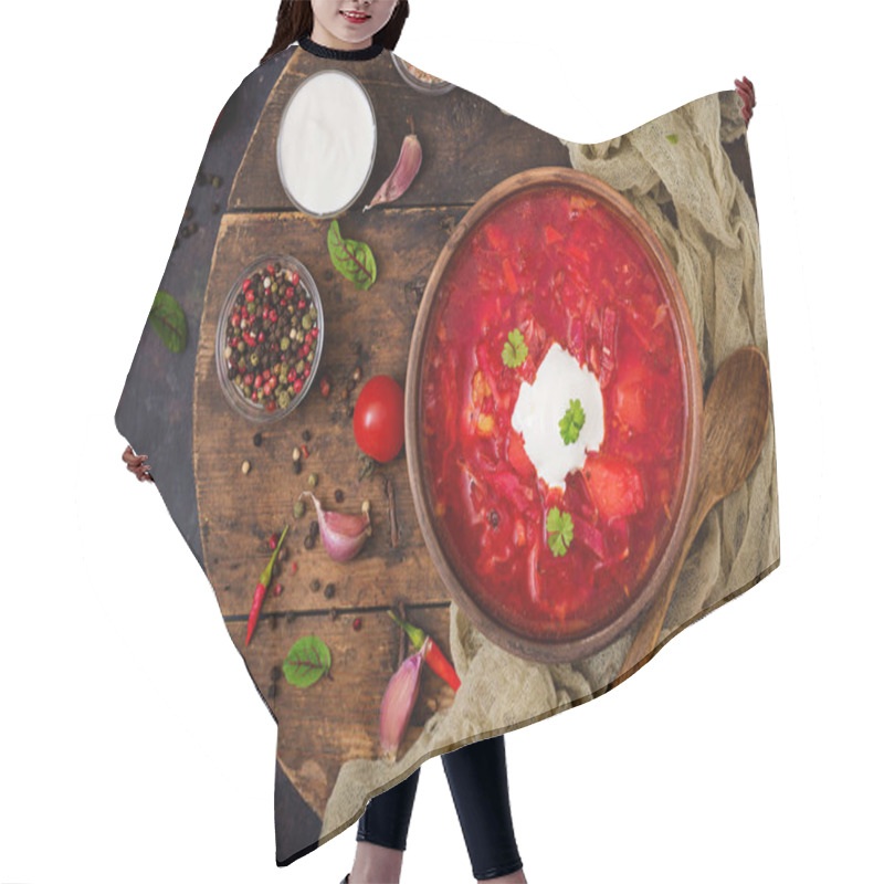 Personality  Traditional Ukrainian Borscht  Hair Cutting Cape