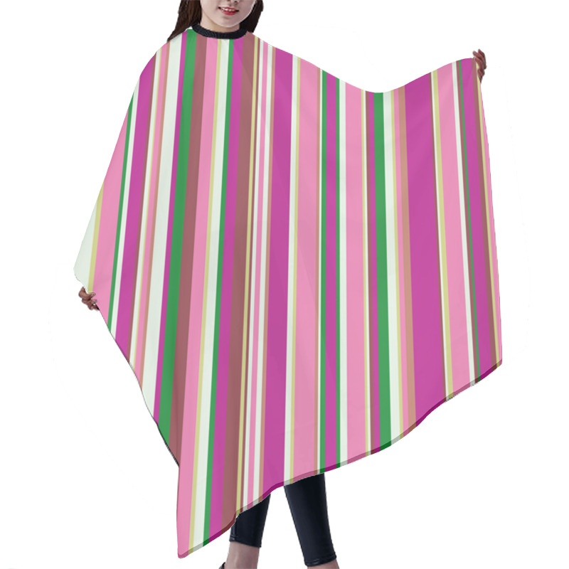 Personality  Striped Seamless Pattern Hair Cutting Cape