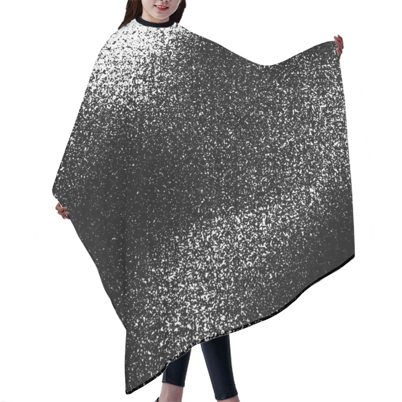 Personality  Black Abstract Grain Texture Hair Cutting Cape