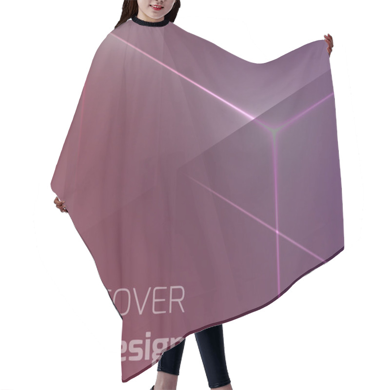 Personality  Vector Abstract Background Hair Cutting Cape