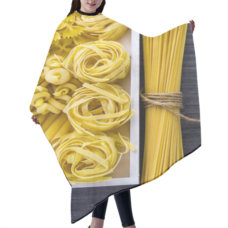 Personality  Variety Of Organic Dry Pasta Hair Cutting Cape