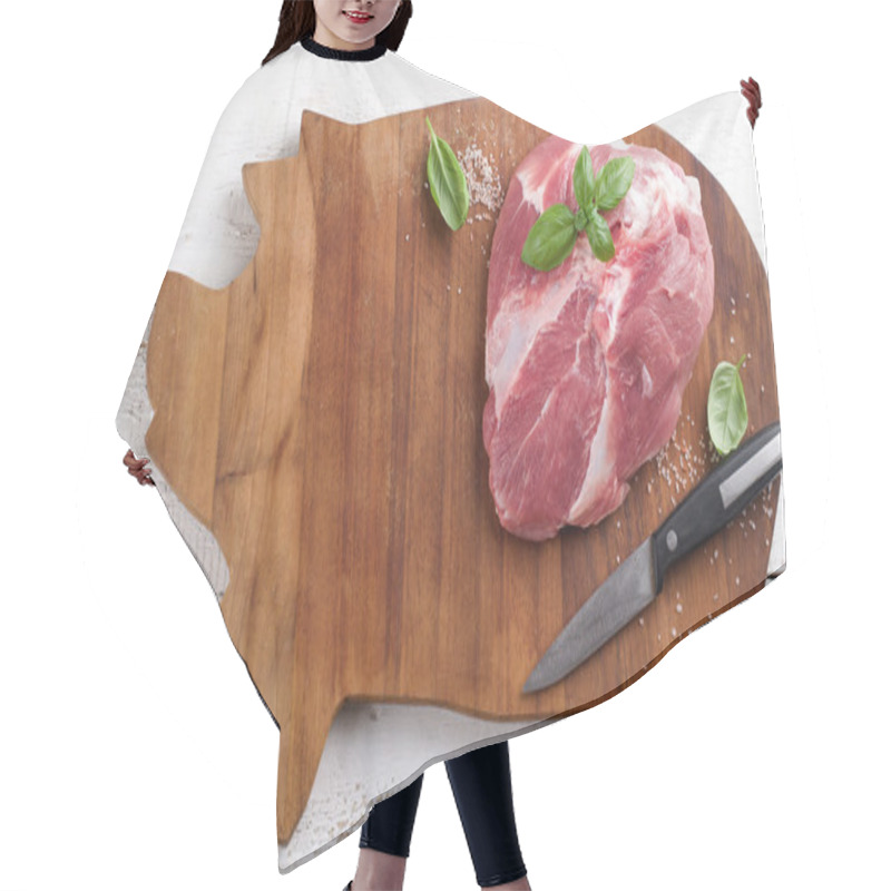 Personality  Raw Fresh Meat Hair Cutting Cape