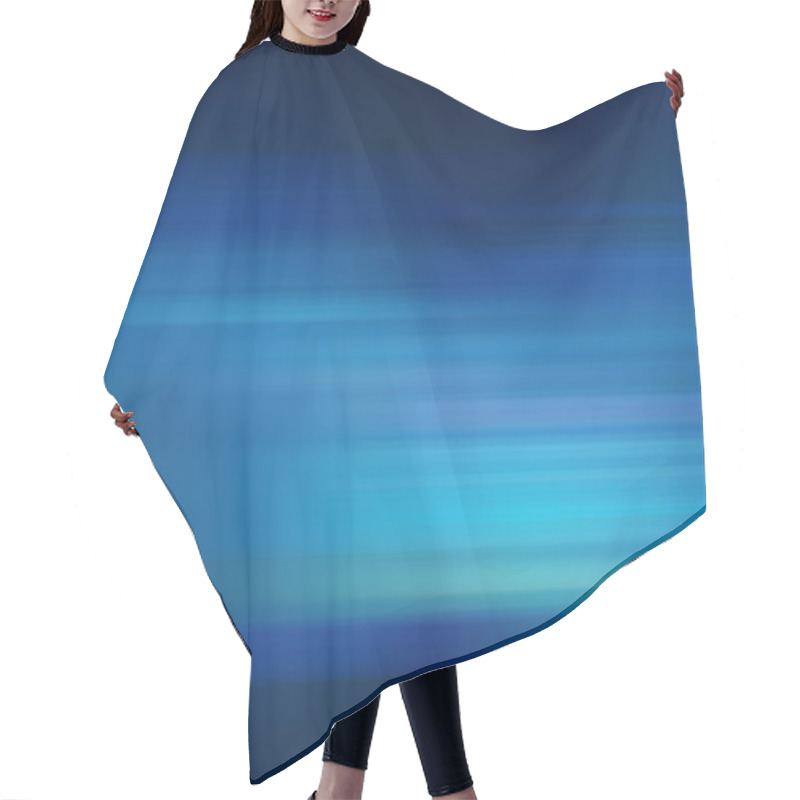 Personality  Blue Lines Background Hair Cutting Cape