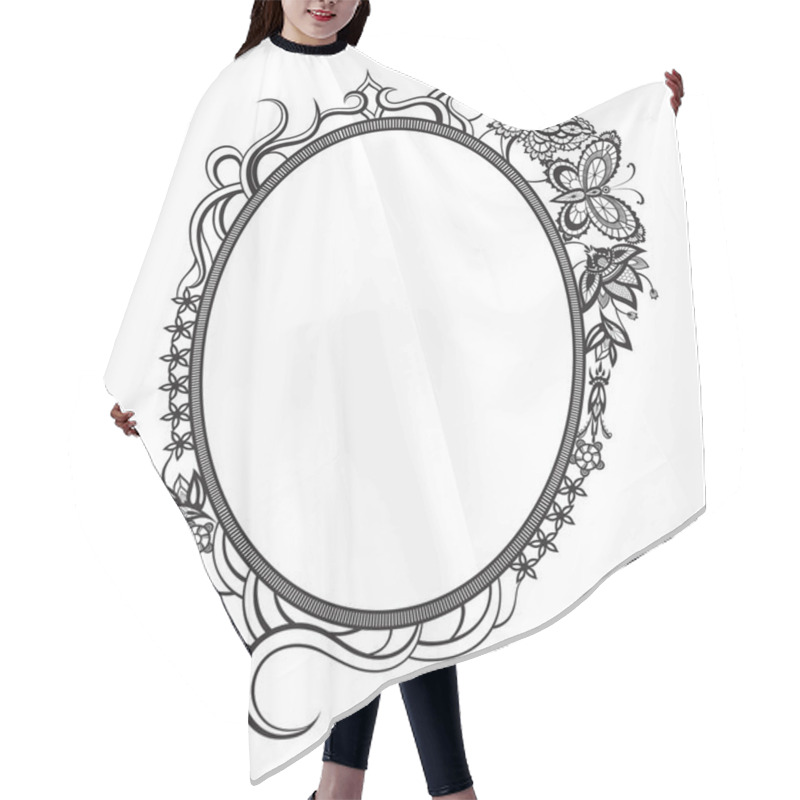 Personality  Card Frame Elements Hair Cutting Cape