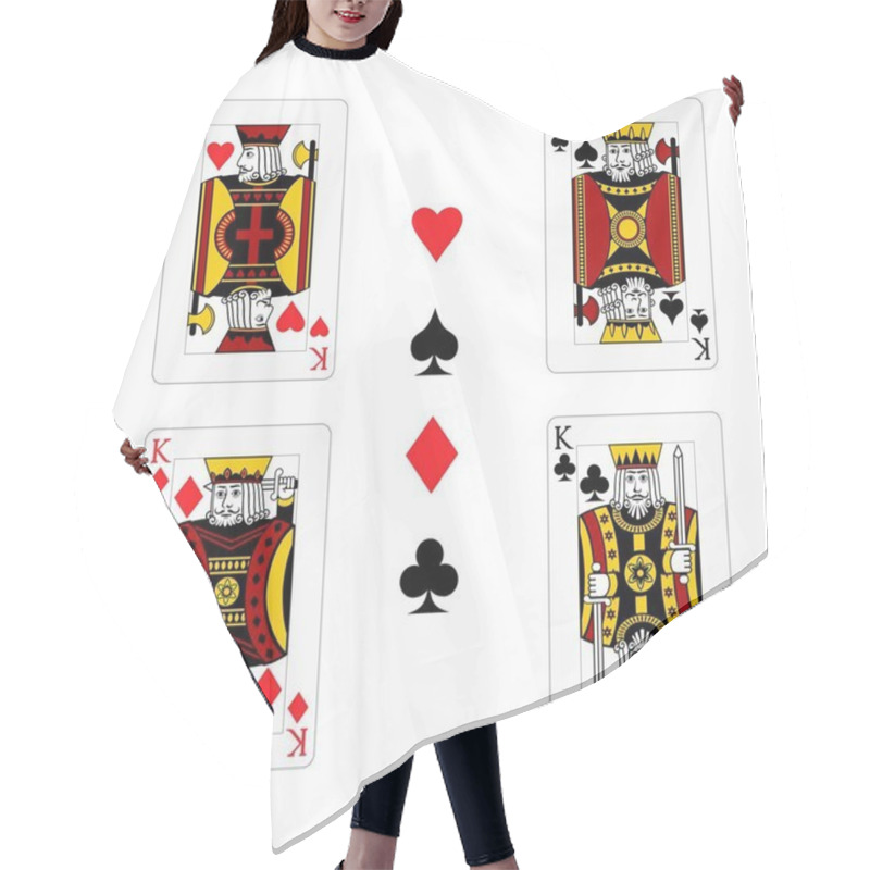 Personality  King Card Suit Diamond Design Illustration Vector Eps Format , Suitable For Your Design Needs, Logo, Illustration, Animation, Etc. Hair Cutting Cape